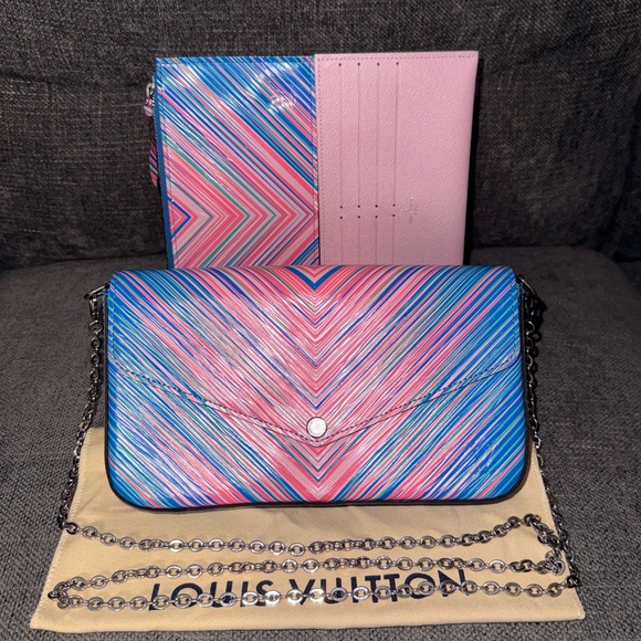 Louis Vuitton pochette Felicie Tropical epi leather FULL SET limited edition - Picture 15 of 15